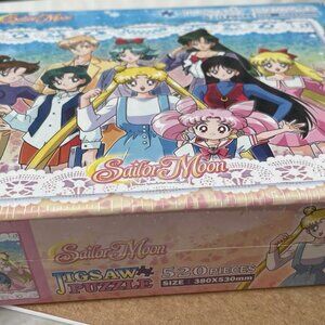 Sailor Moon Jigsaw Puzzle 520 Piece 38cm X 53cm Made in Taiwan Rare New